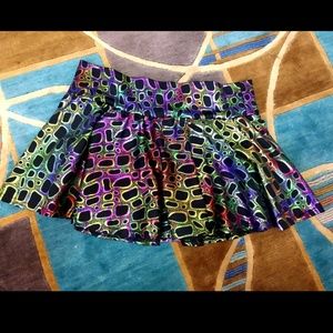 SOLD Coquetry Poisonous Rave Mini Skirt